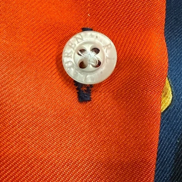 RARE Vintage 90s Polo Ralph Lauren Silk Shirt RRL - Picture 3 of 12